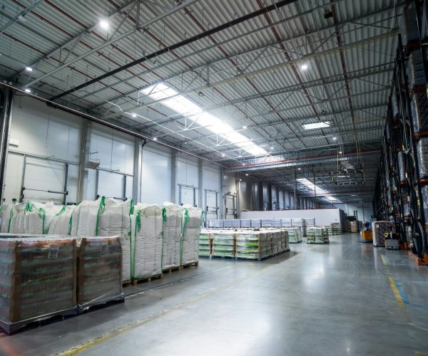 Storage warehouse interior